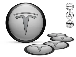 Tesla Design Décalque Roue Couvre-Dôme Personnalisé
